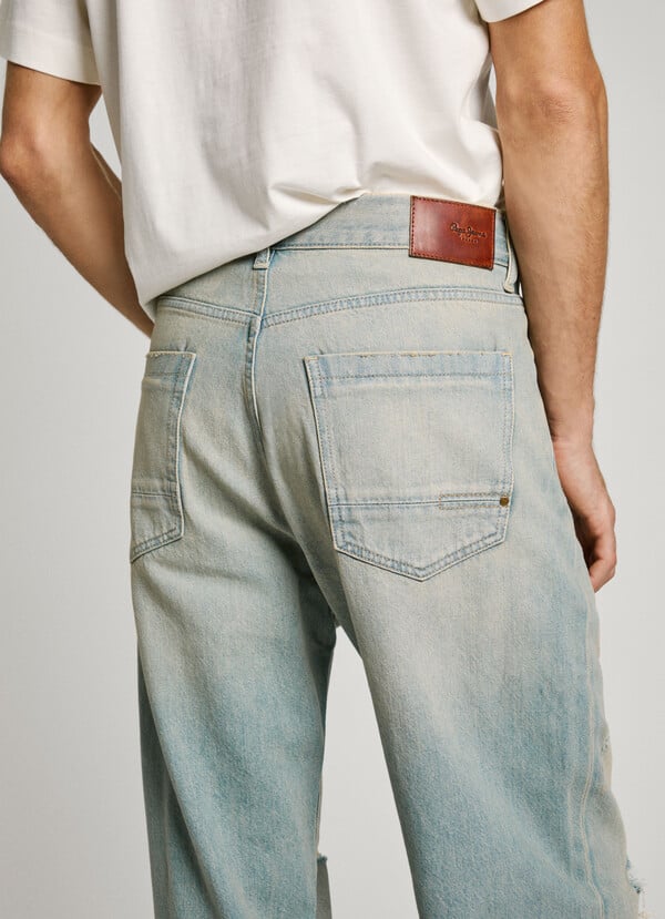 Pepe Jeans jeans fit recto y tiro regular - 73tint Ofertas especiales