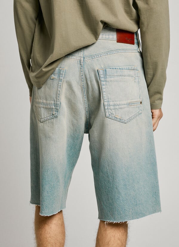 Pepe Jeans bermuda denim fit loose En línea