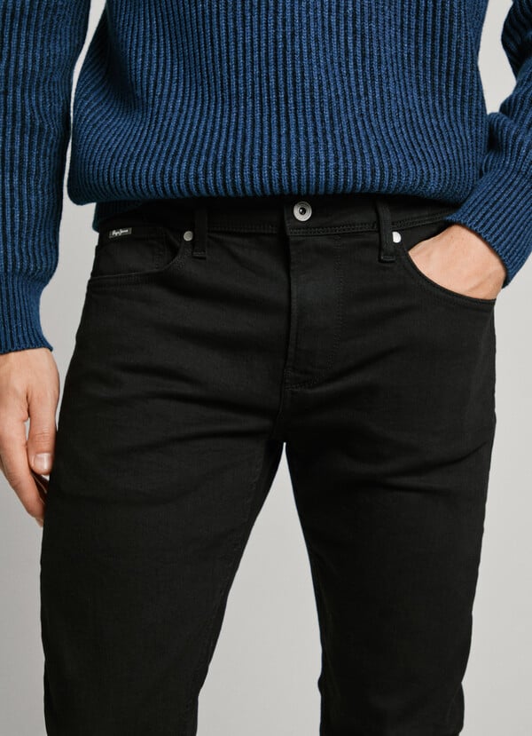 Pepe Jeans jeans fit skinny y tiro bajo - finsbury Ventas relámpago