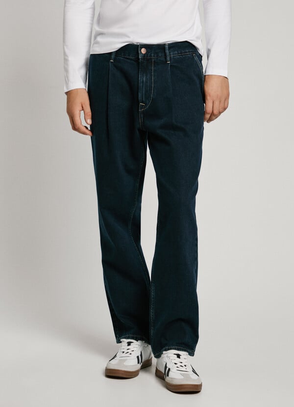 Pepe Jeans jeans fit loose y tiro caído - ink Descuento