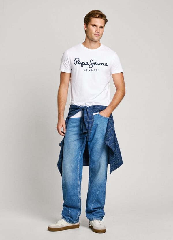 Pepe Jeans camiseta logo estampado fit slim Grandes descuentos