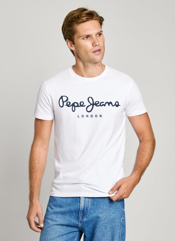 Pepe Jeans camiseta logo estampado fit slim Grandes descuentos