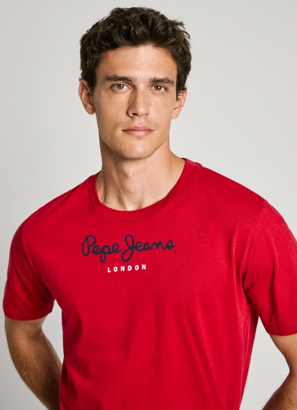Pepe Jeans camiseta logo fit regular Envío internacional gratuito