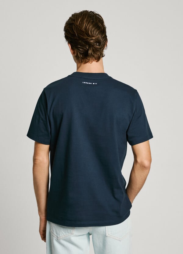 Pepe Jeans camiseta logo estampado fit regular En oferta