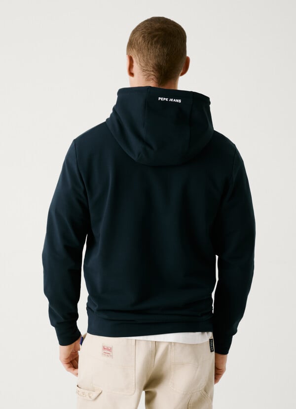 Pepe Jeans sudadera capucha con logo Última moda
