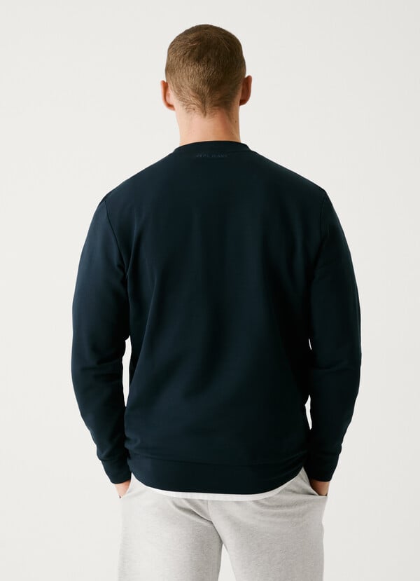 Pepe Jeans sudadera cuello redondo con logo Descuento por venta flash