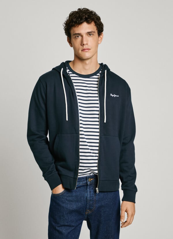 Pepe Jeans sudadera cremallera y capucha