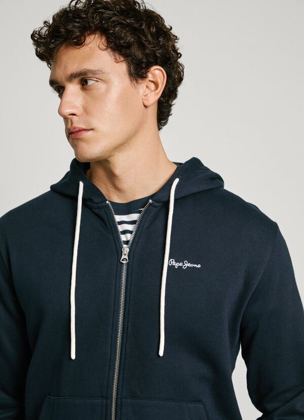 Pepe Jeans sudadera cremallera y capucha Precio ultrabajo