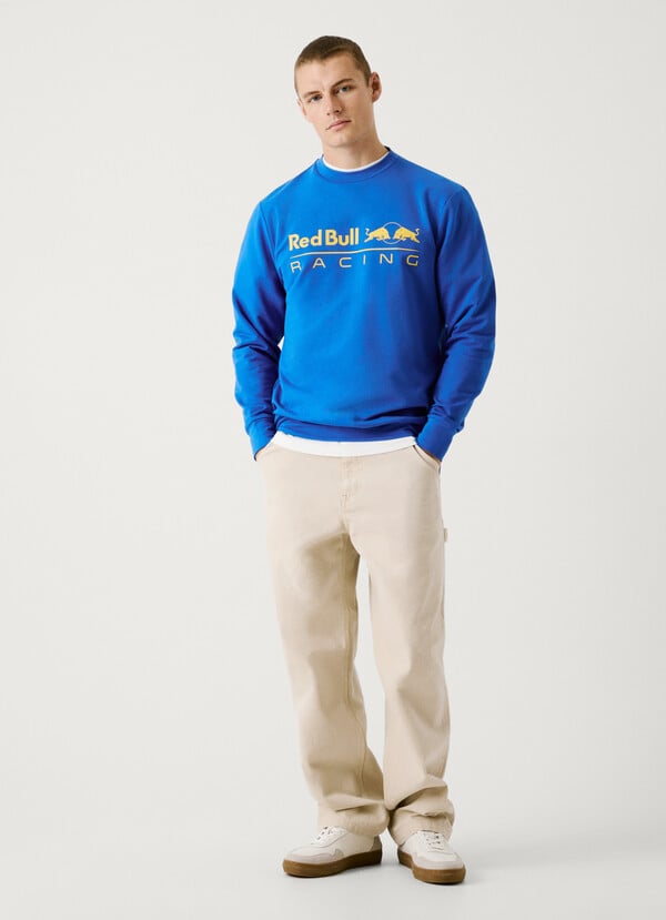 Pepe Jeans sudadera cuello redondo con logo 2025