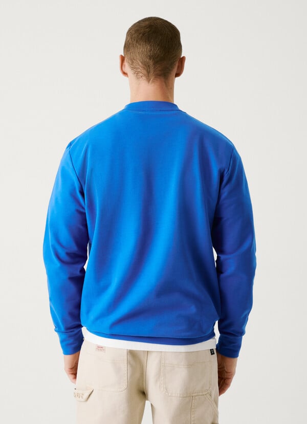 Pepe Jeans sudadera cuello redondo con logo 2025