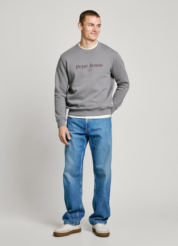 Pepe Jeans sudadera cuello redondo fit regular Outlet