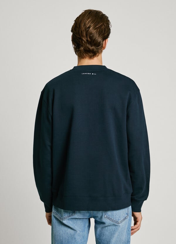 Pepe Jeans sudadera cuello redondo union jack Venta caliente