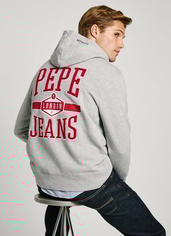 Pepe Jeans sudadera con capucha fit regular Ventas relámpago