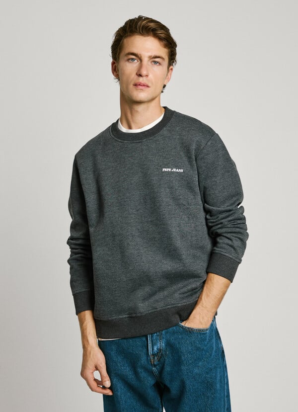 Pepe Jeans sudadera cuello redondo fit regular