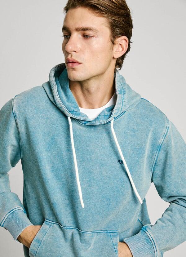 Pepe Jeans sudadera denim con capucha