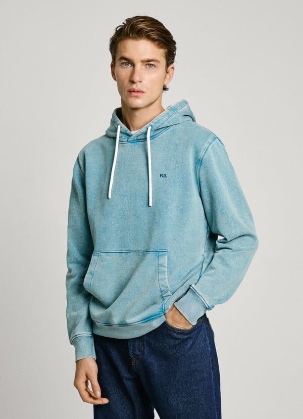 Pepe Jeans sudadera denim con capucha Tienda