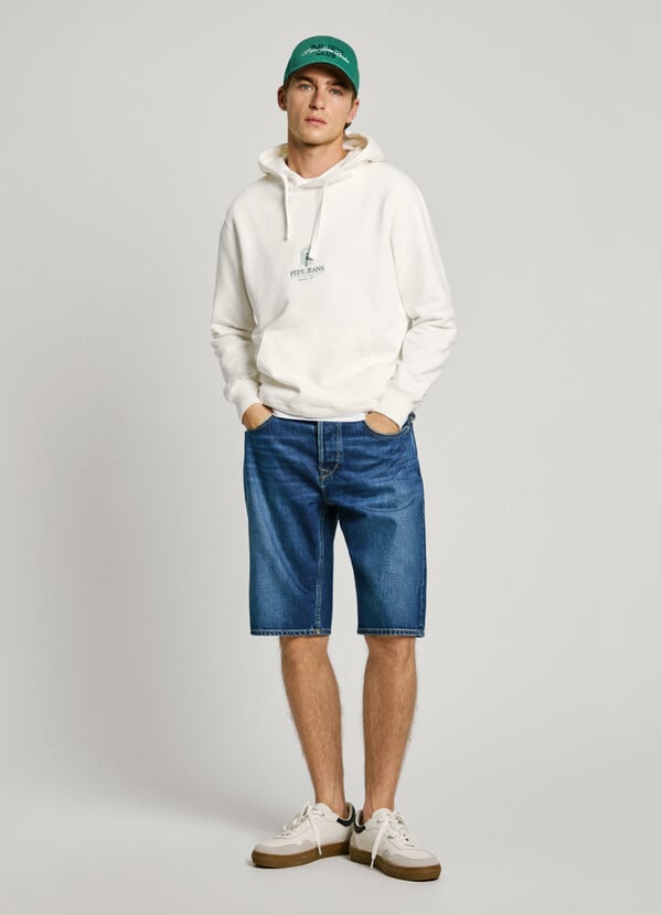 Pepe Jeans sudadera con capucha fit relaxed Liquidación