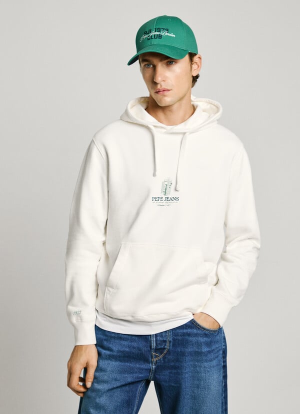 Pepe Jeans sudadera con capucha fit relaxed Liquidación