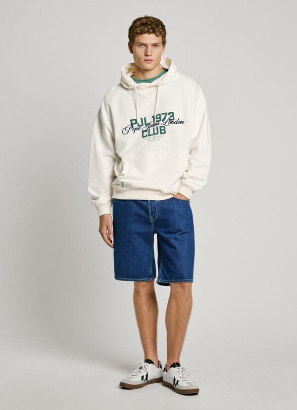 Pepe Jeans sudadera capucha con logo Mejor oferta