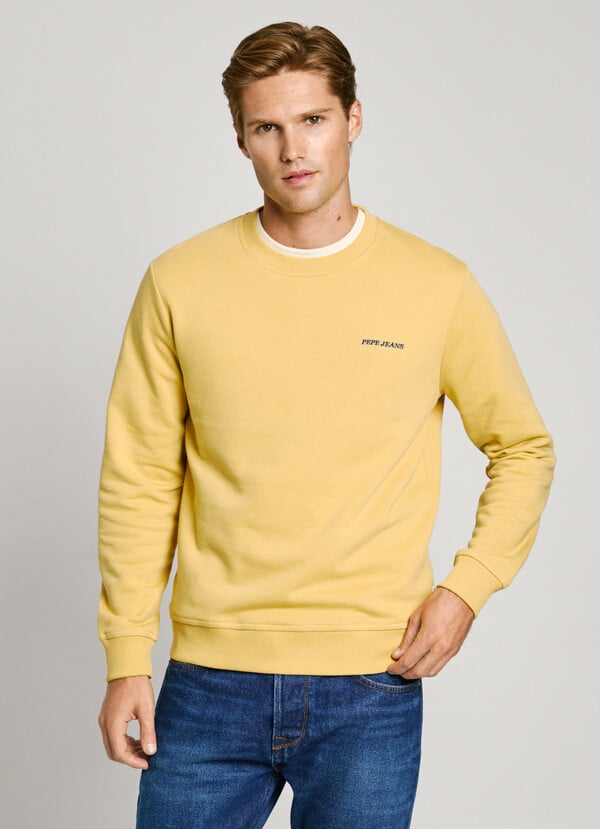 Pepe Jeans sudadera cuello redondo fit regular Rebajas online