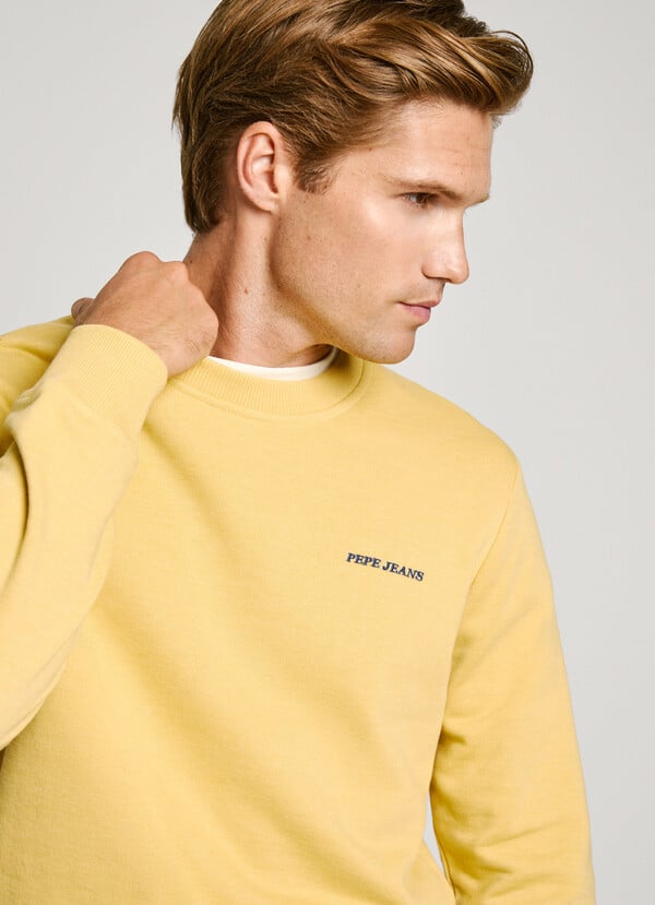Pepe Jeans sudadera cuello redondo fit regular Rebajas online
