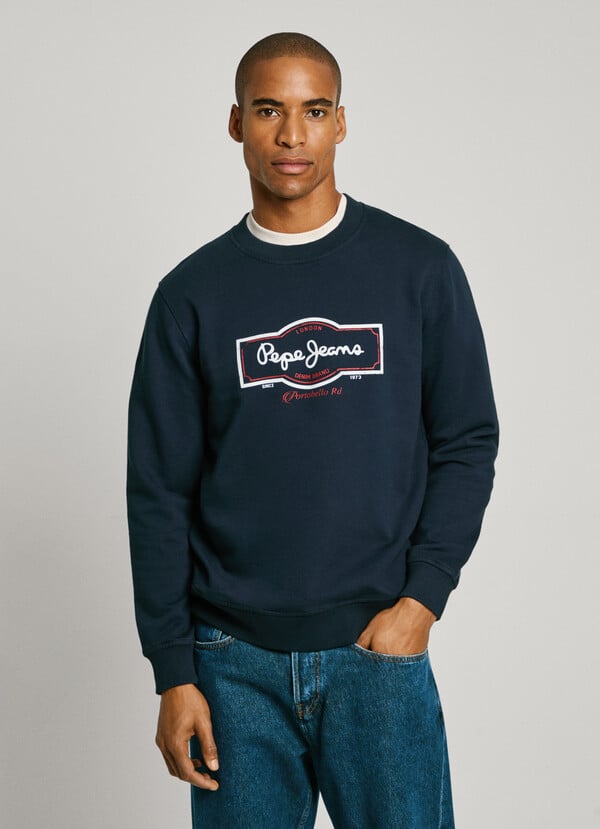 Pepe Jeans sudadera cuello redondo fit regular Oferta especial