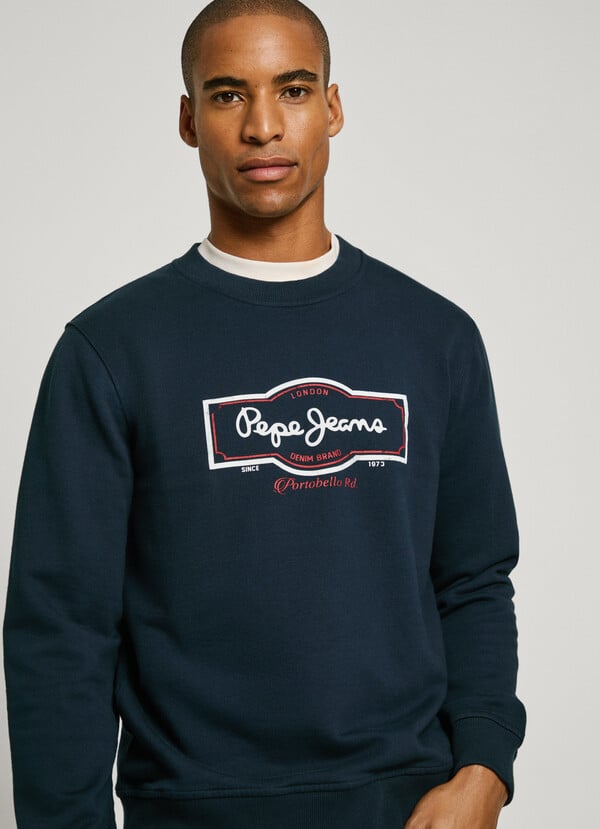 Pepe Jeans sudadera cuello redondo fit regular Oferta especial