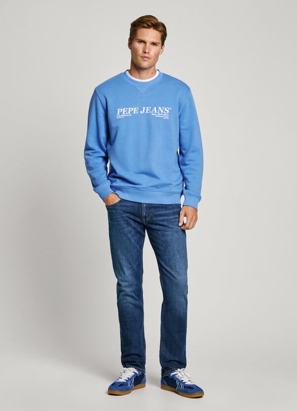 Pepe Jeans sudadera cuello redondo fit regular Envío gratis