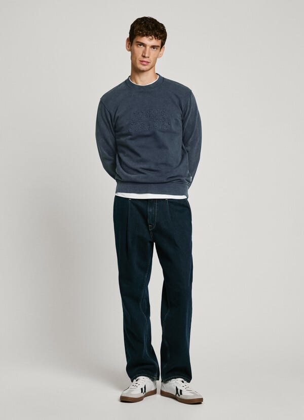 Pepe Jeans sudadera logo en relieve fit regular COMPRAR AHORA