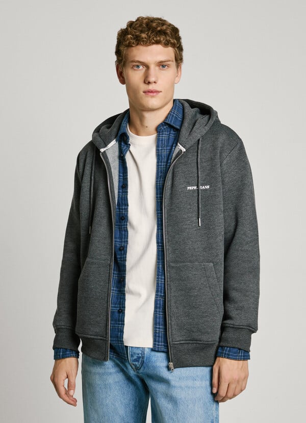 Pepe Jeans sudadera cremallera fit regular