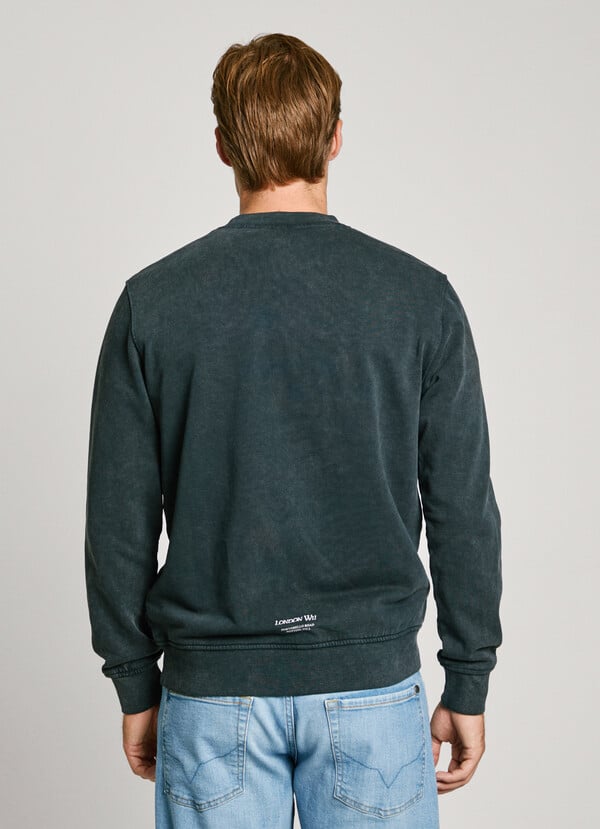 Pepe Jeans sudadera logo en relieve fit regular Último día