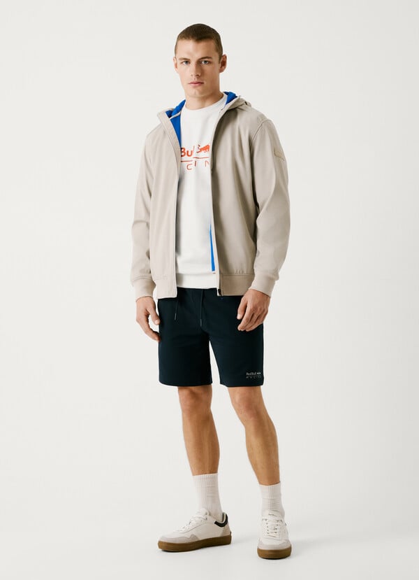 Pepe Jeans chaqueta capucha con logo en relieve Superdescuento