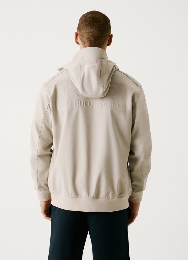 Pepe Jeans chaqueta capucha con logo en relieve Superdescuento