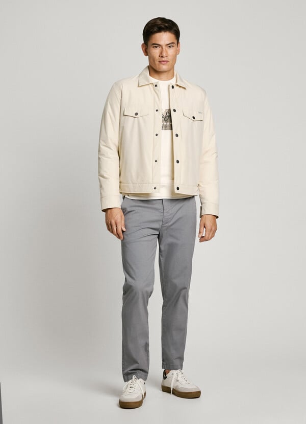 Pepe Jeans chaqueta acolchada cierre abotonado En oferta