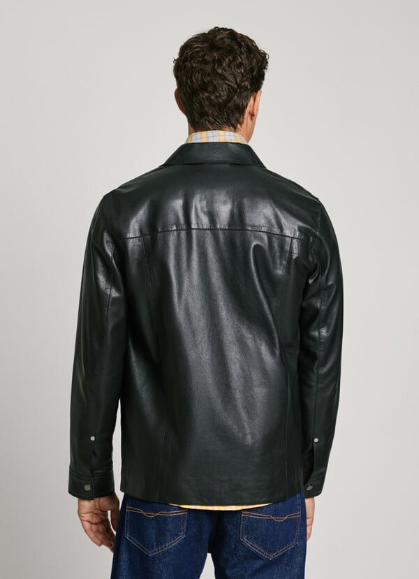 Pepe Jeans cazadora de piel Oferta exclusiva