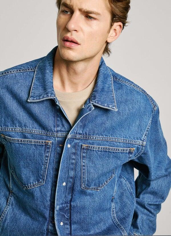 Pepe Jeans cazadora denim reversible fit relaxed Ofertas de temporada