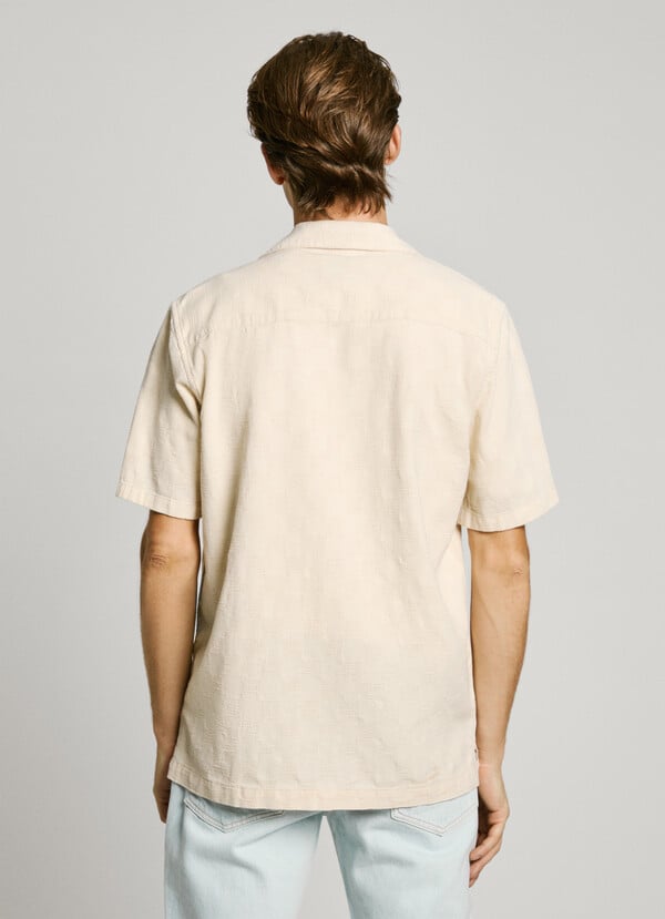 Pepe Jeans camisa dobby fit regular En línea