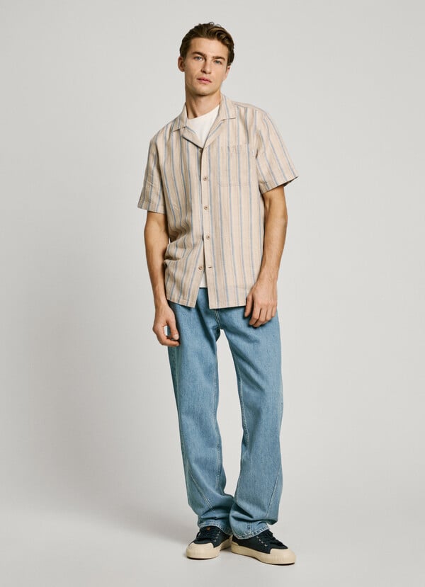Pepe Jeans camisa rayas fit regular Outlet