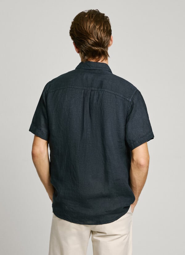 Pepe Jeans camisa bolsillo frontal fit regular En oferta