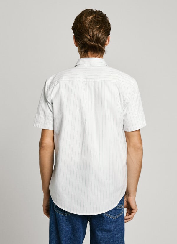 Pepe Jeans camisa popelín rayas fit regular Gran oferta