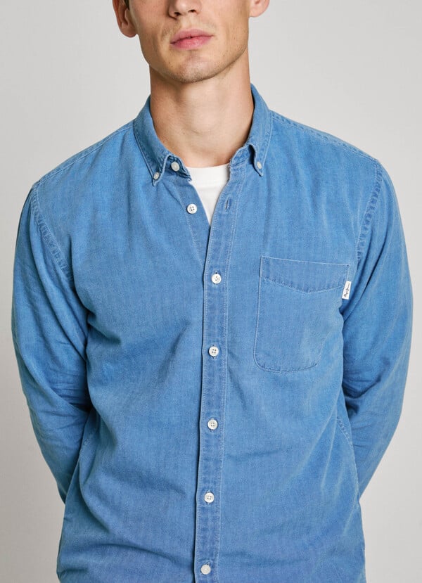 Pepe Jeans camisa oxford fit regular Rebajas baratas