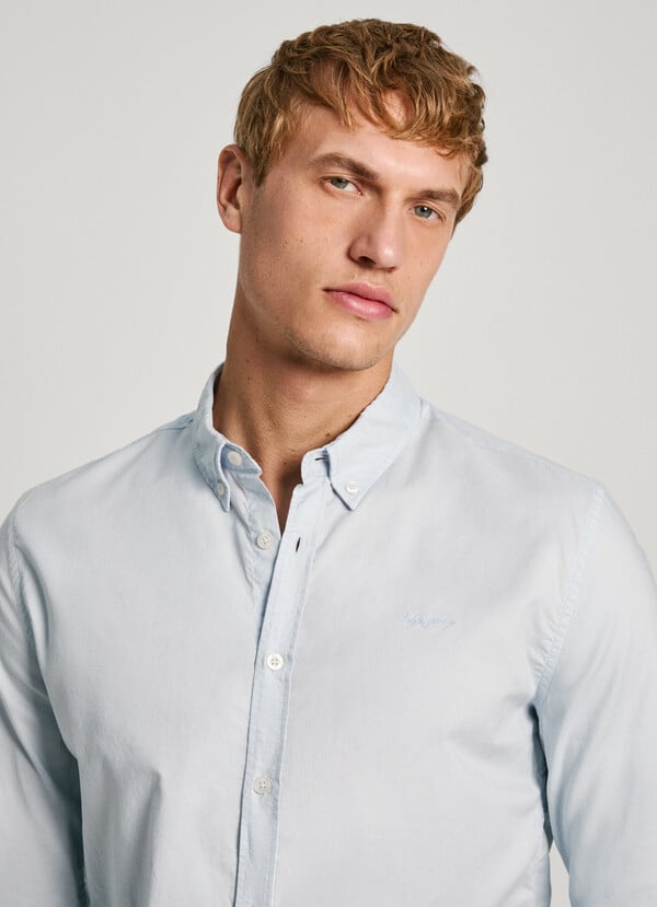 Pepe Jeans camisa oxford fit slim Descuento