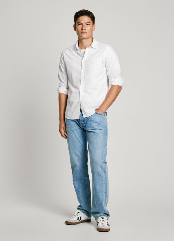 Pepe Jeans camisa popelín fit regular Tienda