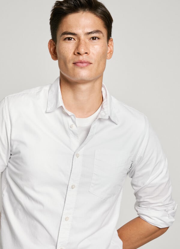Pepe Jeans camisa popelín fit regular Tienda