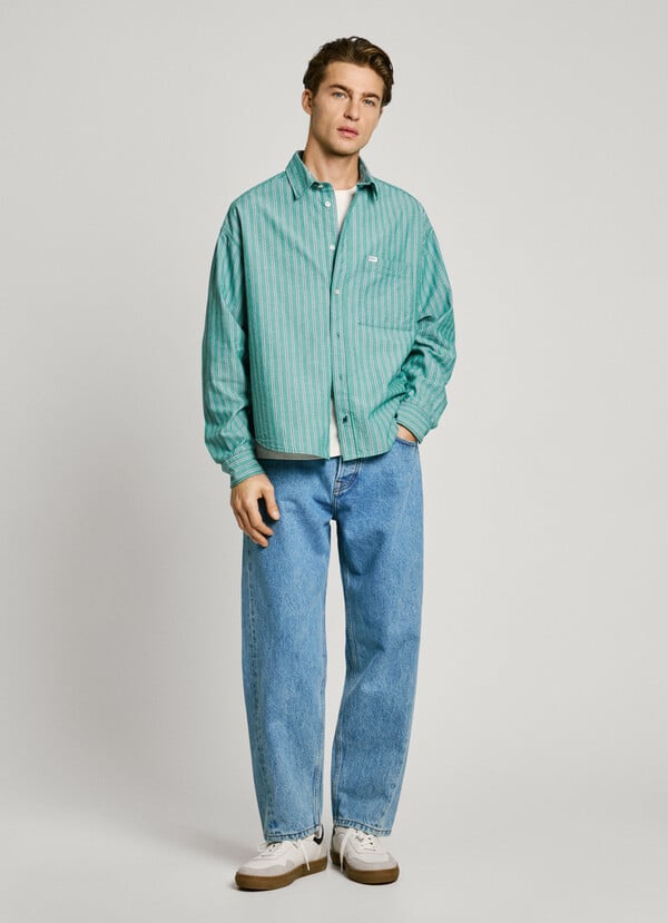 Pepe Jeans camisa rayas fit relaxed Tienda