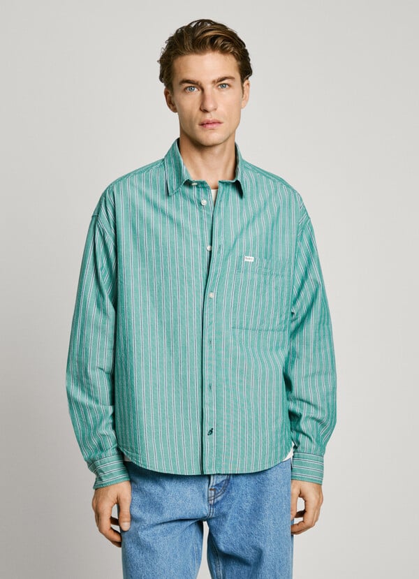 Pepe Jeans camisa rayas fit relaxed Tienda