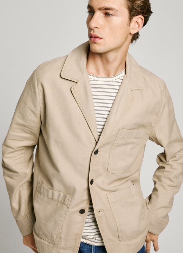 Pepe Jeans sobrecamisa bolsillos parche fit regular Rebajas online