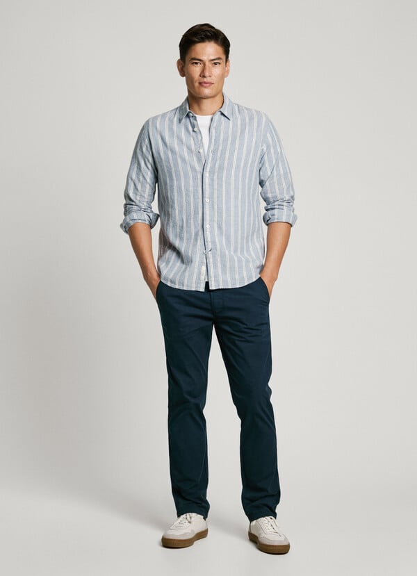 Pepe Jeans camisa rayas fit regular Últimos 3 días