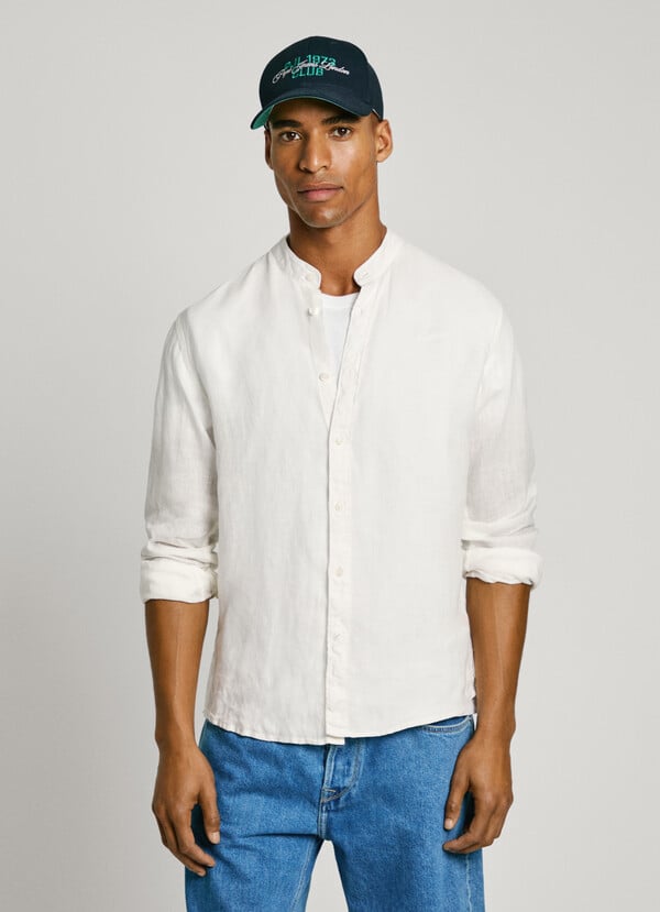 Pepe Jeans camisa cuello mao fit regular COMPRAR AHORA