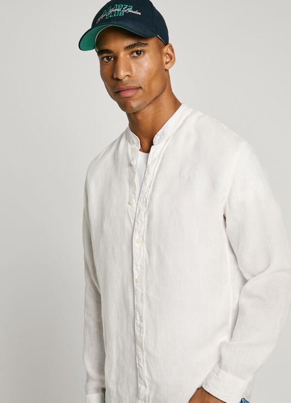 Pepe Jeans camisa cuello mao fit regular COMPRAR AHORA